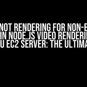 Fonts Not Rendering for Non-English Text in Node.js Video Rendering on Ubuntu EC2 Server: The Ultimate Fix