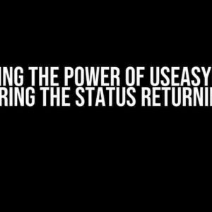 Unlocking the Power of useAsyncData: Mastering the Status Returning Idle