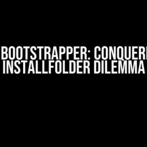 WiX v4 Bootstrapper: Conquering the InstallFolder Dilemma